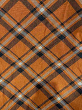 Load image into Gallery viewer, KNT-3376 C19 RUST PLAIDS DOUBLE KNITS