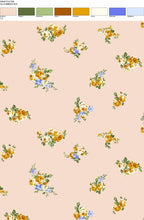 Load image into Gallery viewer, P2243-FL50645 C21 BLSH/MSTARD RIB PRINT FLORAL