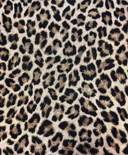 Load image into Gallery viewer, S2554-AN50507 C1 STONE/BLK ANIMAL SATIN WOVEN PRINT