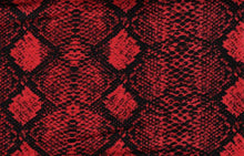Load image into Gallery viewer, P3006-AN50485 C9 RED/BLK ANIMAL SATIN KNIT PRINT YOGA FABRICS