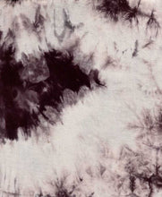 Load image into Gallery viewer, TD1404-050 WHITE BLK TIE DYE RAYON SPANDEX JERSEY