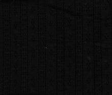 Load image into Gallery viewer, K3002-88 BLACK KNIT EYELET SOLID