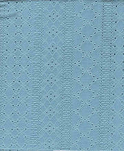 Load image into Gallery viewer, K3002-134 BLUE KNIT EYELET SOLID