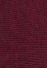 Load image into Gallery viewer, KNT-1426RIB-BR WINE/BLACK RIB SOLIDS COZY FABRICS SWEATER