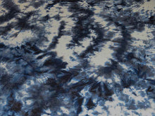 Load image into Gallery viewer, TD2376-055 WHITE/NAVY TIE DYE FRENCH TERRY