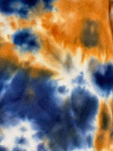 Load image into Gallery viewer, TD2376BR-1984 NAVY/AMBER TIE DYE FRENCH TERRY