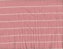 Load image into Gallery viewer, KNT-3115-ST LT.MAUVE/WHT RIB STRIPES KNITS