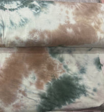 Load image into Gallery viewer, TD1378-1984 D.GREEN/TAFFY 2 TIE DYE COTTON SPAN