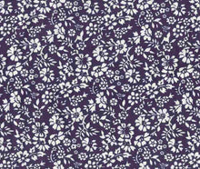 Load image into Gallery viewer, D2052-FL51289 C5 DENIM/WHT BRUSH PRINT FLOWERS DTY