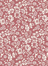 Load image into Gallery viewer, D2052-FL51289 C6 MAUVE/WHT BRUSH PRINT FLOWERS DTY