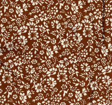 Load image into Gallery viewer, D2052-FL51289 C8 MOCHA/WHT BRUSH PRINT FLOWERS DTY