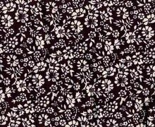 Load image into Gallery viewer, D2052-FL51289 C1 BLACK/WHT BRUSH PRINT FLOWERS DTY