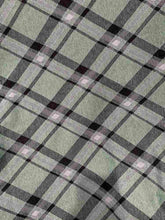 Load image into Gallery viewer, KNT-3376 C17 DK.SAGE/BLK KNITS PLAIDS DOUBLE