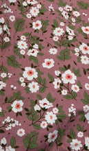 Load image into Gallery viewer, D2052-FL51472 C8 MAUVE/CORAL BRUSH PRINT FLOWERS DTY
