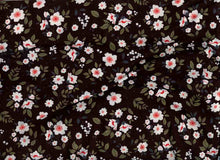 Load image into Gallery viewer, D2052-FL51472 C7 BLACK/PINK BRUSH PRINT FLOWERS DTY