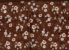 Load image into Gallery viewer, P2243-FL51472-Y C6 BROWN/RUST PRINTED RIB KNIT FLORAL