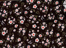 Load image into Gallery viewer, P2243-FL51472-Y C7 BLACK/PINK PRINTED RIB KNIT FLORAL