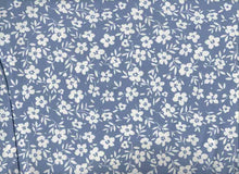 Load image into Gallery viewer, D2052-FL51483 C4 BLUE/IVORY BRUSH PRINT FLOWERS DTY