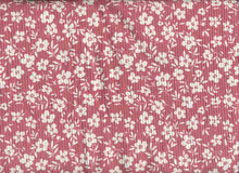 Load image into Gallery viewer, P2243-FL51483-Y C8 MAUVE/IVORY PRINTED RIB KNIT FLORAL
