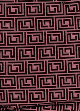 Load image into Gallery viewer, P2243-AB51478-Y C4 MAUVE/BLACK PRINTED RIB KNIT