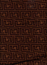 Load image into Gallery viewer, P2243-AB51478-Y C6 BROWN/BLACK PRINTED RIB KNIT