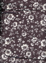 Load image into Gallery viewer, D2052-FL51459 C2 CHARCOAL/WHT BRUSH PRINT FLOWERS DTY