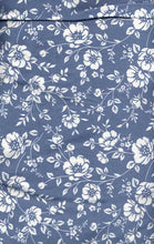 Load image into Gallery viewer, D2052-FL51459 C4 DENIM/WHT BRUSH PRINT FLOWERS DTY