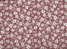 Load image into Gallery viewer, D2052-FL51483 C3 D.MAUVE/IVRY BRUSH PRINT FLOWERS DTY