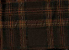 Load image into Gallery viewer, D1692-PL50739 C39 BRWN/BK/RST PLAIDS DOUBLE KNITS