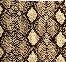 Load image into Gallery viewer, S2554-AN50485 BEIGE/BLK ANIMAL SATIN WOVEN PRINT