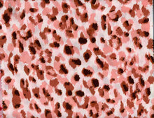 Load image into Gallery viewer, S2554-AN51206 C2 CORAL/BROWN SATIN WOVEN PRINT