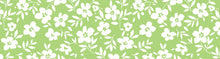Load image into Gallery viewer, D2052-FL51483 C17 GREEN/IVORY BRUSH PRINT FLOWERS DTY