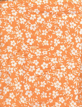 Load image into Gallery viewer, D2052-FL51483 C18 ORNGE/IVORY BRUSH PRINT FLOWERS DTY