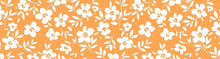 Load image into Gallery viewer, D2052-FL51483 C18 ORNGE/IVORY BRUSH PRINT FLOWERS DTY