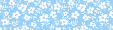 Load image into Gallery viewer, D2052-FL51483 C19 BLUE/IVORY BRUSH PRINT FLOWERS DTY
