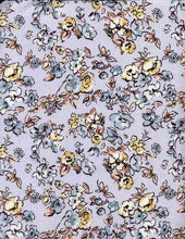 Load image into Gallery viewer, P2243-FL51300-Y C19 LILAC/BLUE PRINTED RIB KNIT FLORAL