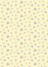 Load image into Gallery viewer, P2243-FL51560-Y C40 YLLOW/LILA PRINTED RIB KNIT FLORAL