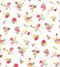 Load image into Gallery viewer, P2243-FL51600-Y C1 IVORY/PINK PRINTED RIB KNIT FLORAL