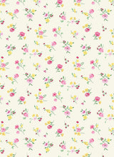 Load image into Gallery viewer, P2243-FL51600-Y C1 IVORY/PINK PRINTED RIB KNIT FLORAL