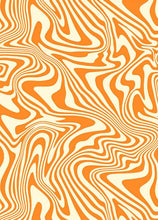 Load image into Gallery viewer, D2052-AB51622 C1 ORNGE/YELLOW DTY BRUSH PRINTS