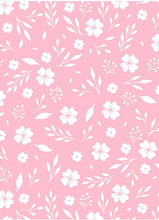 Load image into Gallery viewer, P2243-FL51508-Y C31 PINK/IVORY PRINTED RIB KNIT FLORAL