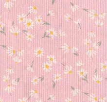 Load image into Gallery viewer, P2243-FL51605-Y C1 PINK/WHITE PRINTED RIB KNIT FLORAL