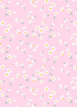 Load image into Gallery viewer, P2243-FL51605-Y C1 PINK/WHITE PRINTED RIB KNIT FLORAL