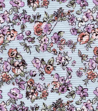 Load image into Gallery viewer, P2243-FL51300-Y C20 LT.BLU/ROSE PRINTED RIB KNIT