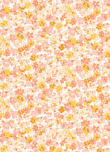 Load image into Gallery viewer, P2243-FL51608-Y C13 CORAL/YLLOW PRINTED RIB KNIT FLORAL