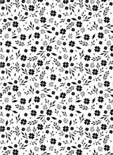 Load image into Gallery viewer, P2243-FL51508-Y C30 IVORY/BLACK PRINTED RIB KNIT FLORAL