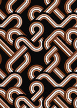 Load image into Gallery viewer, D2052-AB51821 C1 BLACK/BROWN DTY BRUSH PRINTS