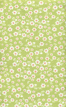 Load image into Gallery viewer, D2052-FL51410 C13 GREEN/IVORY BRUSH PRINT FLOWERS DTY