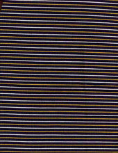 Load image into Gallery viewer, KNT-2096 NAVY/MUSTARD/IVR JERSEY STRIPES RAYON SPANDEX KNITS
