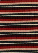 Load image into Gallery viewer, KNT-3380 C1 WINE RIB STRIPES HACHI KNITS
